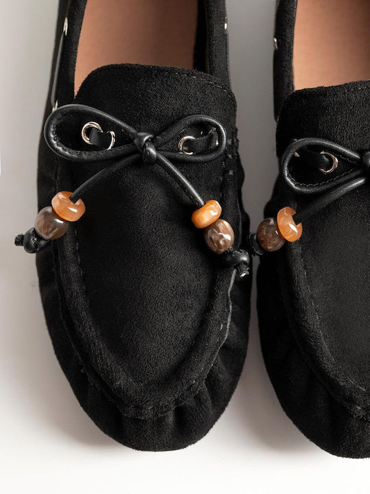 Bozikis Damen Loafers in Schwarz Farbe