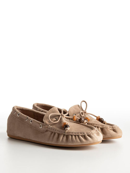 Bozikis Damen Loafers in Braun Farbe