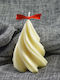 Коледна Бежова Свещ Banana Cream Дърво