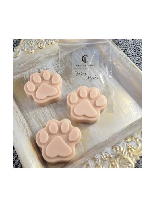 Wax Melts Dog Paws 1 Piece Banana Cream