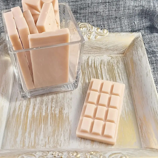 Wax Bar Chocolate Embossed Design Banana Cream