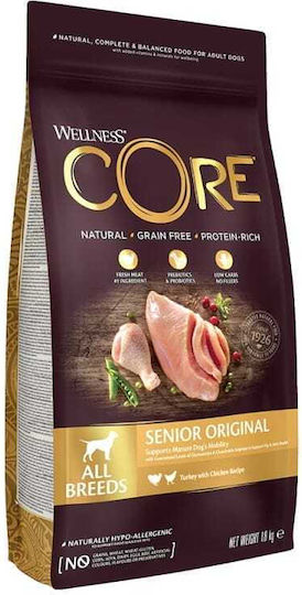 Wellness Original 1.8kg Dry Food for Senior Dogs with Turkey and Chicken