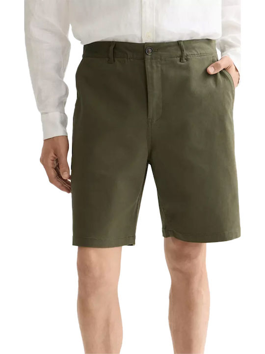 Scotch & Soda Twill Ανδρική Βερμούδα Khaki