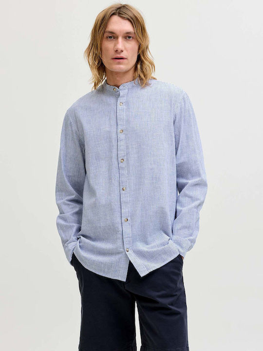 Jack & Jones Langärmlig Hemd Gestreift Sky Blue