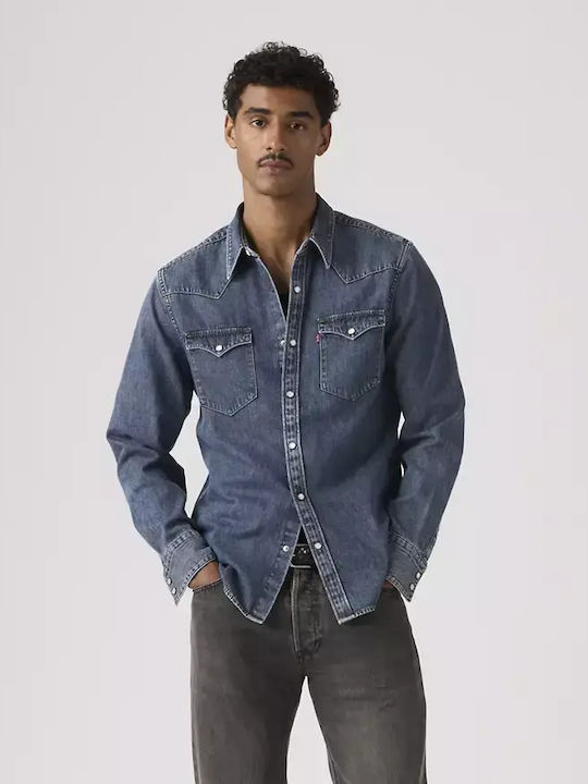 Levi's Barstow Long-sleeved Denim Shirt Denim