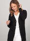 Women's Cardigan with Buttons Black