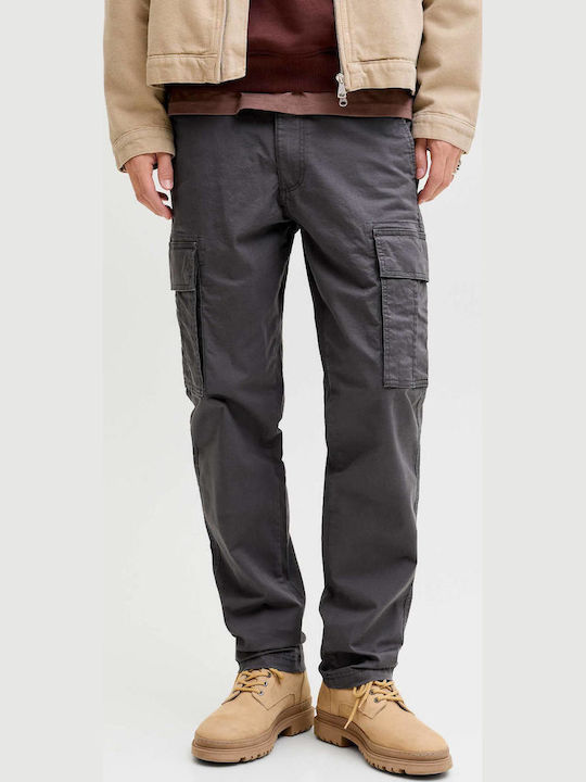Jack & Jones Мъжки Панталон Карго Еластичен Тъм...