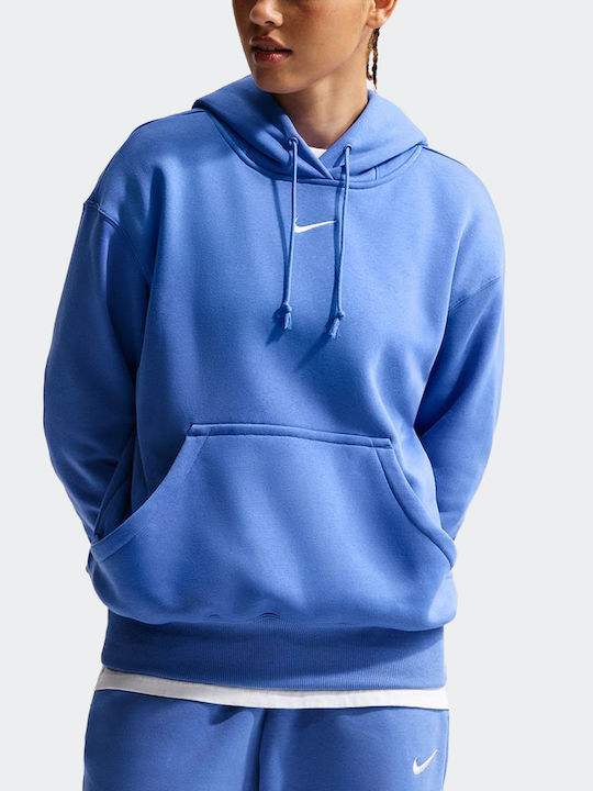 nike blue sweatshirt womens