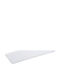 Espiel Wavy Matt Servierplatte aus Melamin Rechteckig Weiß 40x16cm