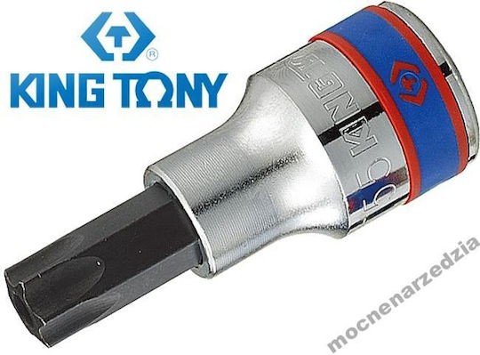 King Tony Bit Steckschlüssel 1/2" Antriebsgröße Torx Οπή T20x60mm