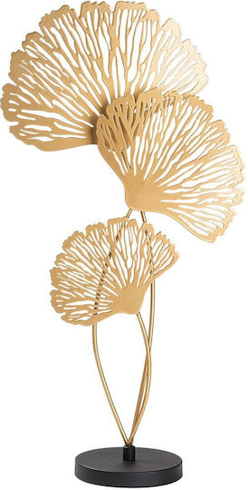 Tischdekoration 565tnl1433 59x30x13cm Gold-Schwarz Metallisch