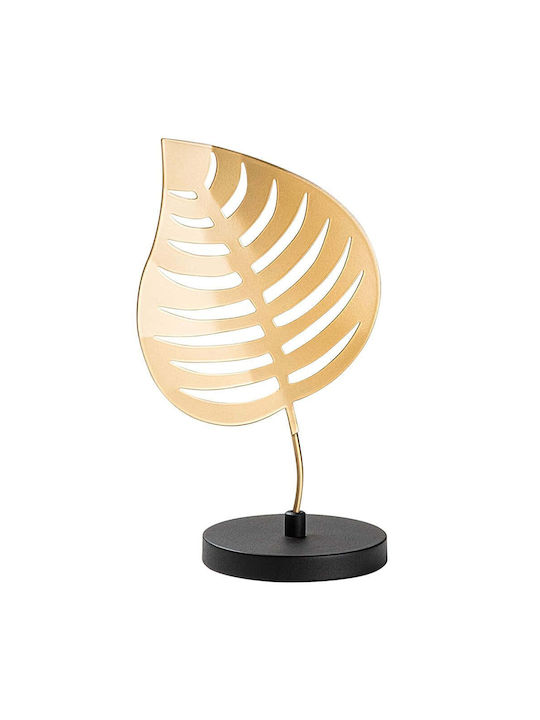 Tischdekoration 565tnl1447 28x18x13cm Gold-Schwarz Aberto Design Metallisch