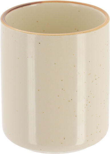 Eurocasa Stoneware Ποτηροθήκη Μπεζ