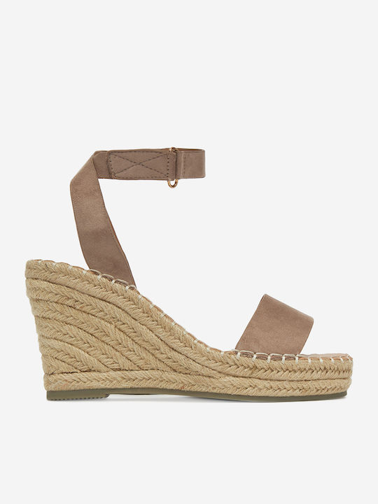 Deezee Damenplattformen Beige