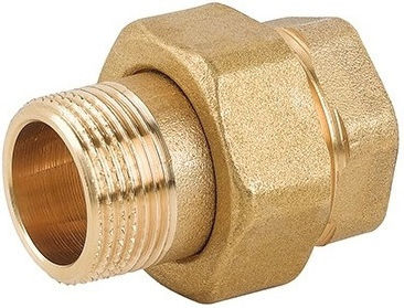 Rohrnippel Messing Heizkörper Männlich/weiblich 1/2''
