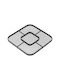 Ankor Placemats Metalic Negru 18x18cm 1buc