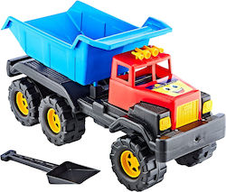 Power Mann Lastwagen Dumper Blau Schaufel