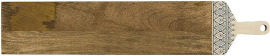 The Home Deco Factory Servierplatte Hölzernes 100x20x1.5cm 1Stück
