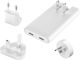 Sandberg Universal Socket Adapter from Universal to Universal with 2 USB Outlets