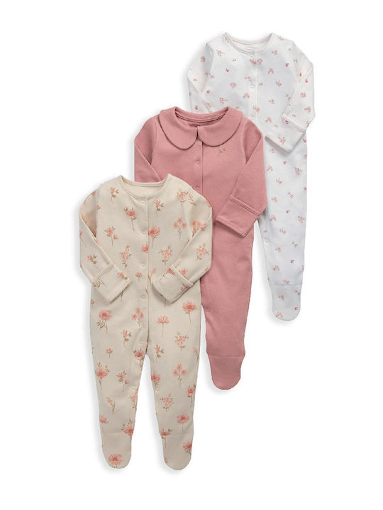Mamas & Papas Baby Bodysuit Set Multicolour 3pcs