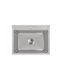 Sanitec Drop-In Sink Inox Satin W60xD50cm Silver