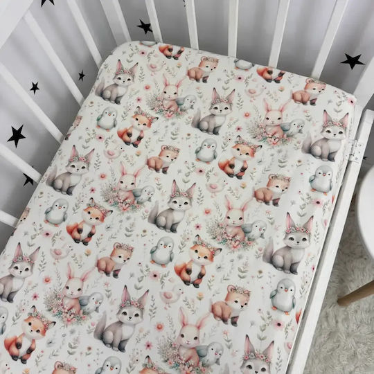 Cearșaf pentru bebeluși Pentru Patut Bumbac 120x60buc