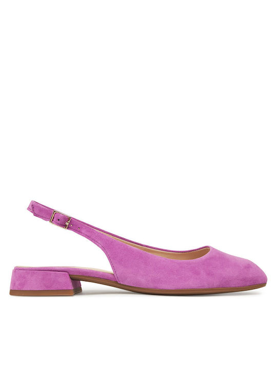 Heels with Strap Purple