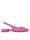 Heels with Strap Purple