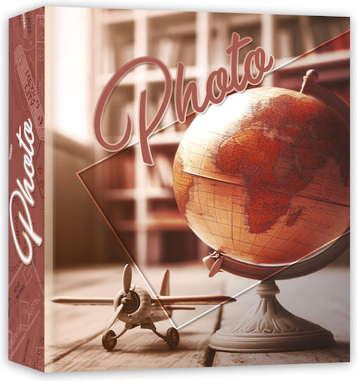 Photo Album Vibes Hardcover Cases 300 Photos 10x15 Travel Brown 10x15 Vb4630