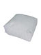 Atmosphera Sitzsäcke & Poufs Nackenrolle Wasserdicht Mod Grau Gestreift 60x60x25cm