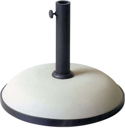 Zita Plus Schirmständer aus Beton Ecru 58x58x47cm