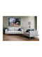 Living Room Furniture Set 3-Seater & 2-Seater White