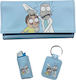 Dino Rossi Handmade Tobacco Pouch Set Rick & Morty Design By Bk Made In Greece