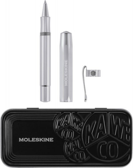 Kaweco Fountain Pen 0.7mm Silver Aluminum With Black Ink