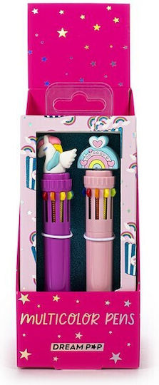 Tri-Coastal Design Unicorn Rainbow Στυλό Ballpoint 2τμχ