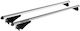 Menabo Aluminum Car Roof Bars Tiger XL Silver 131.5 Cm Silver Color Opel Zafira B 5 Doors 2008>2012 Flush Or Raised Rails 2 Pieces 8500/mb Menabo Mp.8500/mb-84