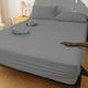 Pucioasa Protecție pentru Saltea Set cu Fețe de Pernă Dublu Waterproof Gri 140x200cm