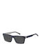 Tommy Hilfiger Unisex Sunglasses with Navy Blue Horn-Rimmed Frame and Grey Lenses TH2309/S PJP/IR