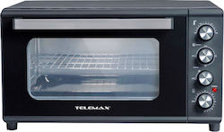 Telemax To-34v Ηλεκτρικό Φουρνάκι 42lt Χωρίς Εστίες