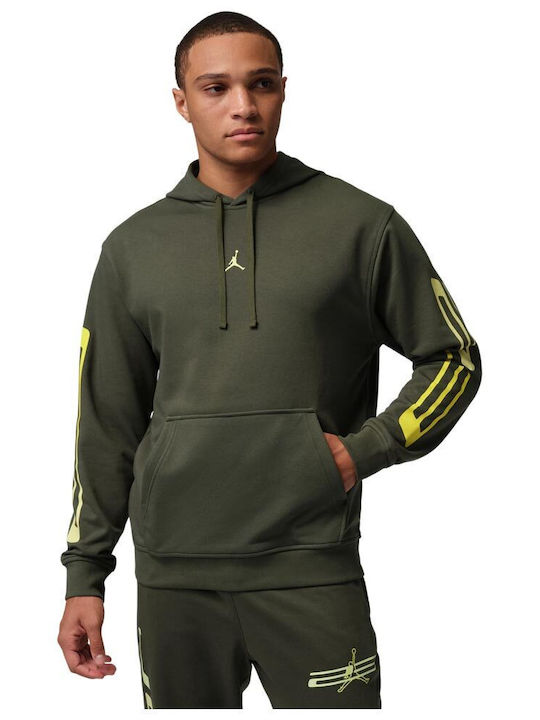 Sport Dri-Fit Sweatshirt With Hood Khaki