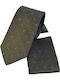 Octopus Men's Tie Set Silk Printed in Brown Color