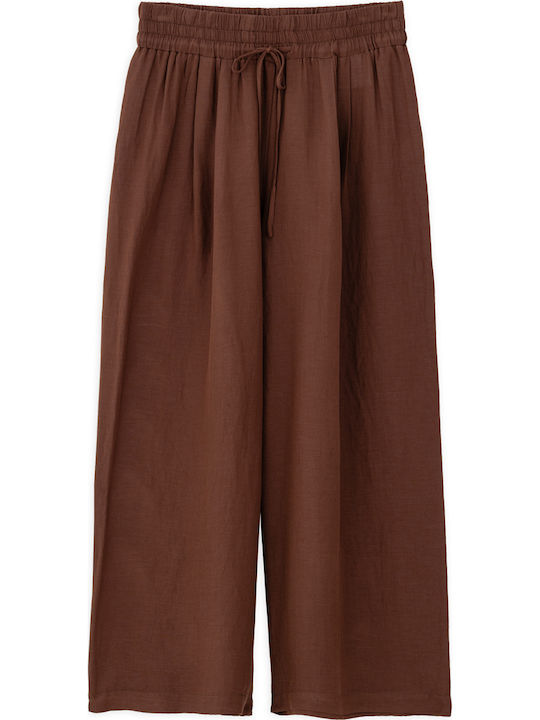 Γυναικεία Ζιπ Κιλότ Brown