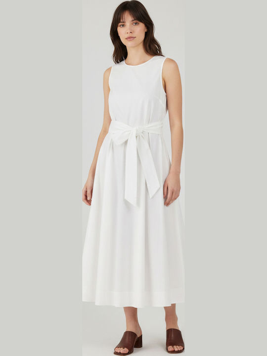 Philosophy Wear Καλοκαιρινό Midi Φόρεμα White