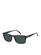 Tommy Hilfiger Unisex Sunglasses with Black Horn-Rimmed Frame and Black Lens TH2325/S 807/KU
