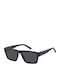 Tommy Hilfiger Unisex Sunglasses With Navy Blue Horn-Rimmed Frame And Grey Lens TH2324/S PJP/IR