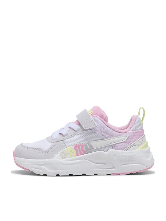 Trinity 2 Παιδικά Sneakers Ανατομικά με Σκρατς Πολύχρωμα