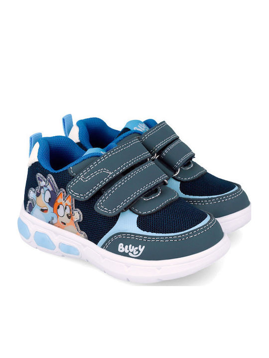 Kids Sneakers Anatomic with Scratch & Lights Blue