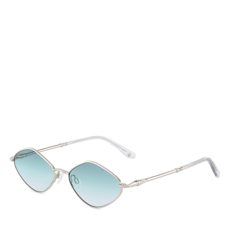 Carolina Lemke Unisex Sunglasses with Silver Frame and  display picture 1