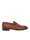 Leder Herren Mokassins in Tabac Braun Farbe