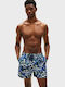 Men's Swimwear Shorts Blue Floral